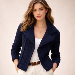 Maeve by Anthropologie Heavyweight Cable-Knit Cardigan – Size Small